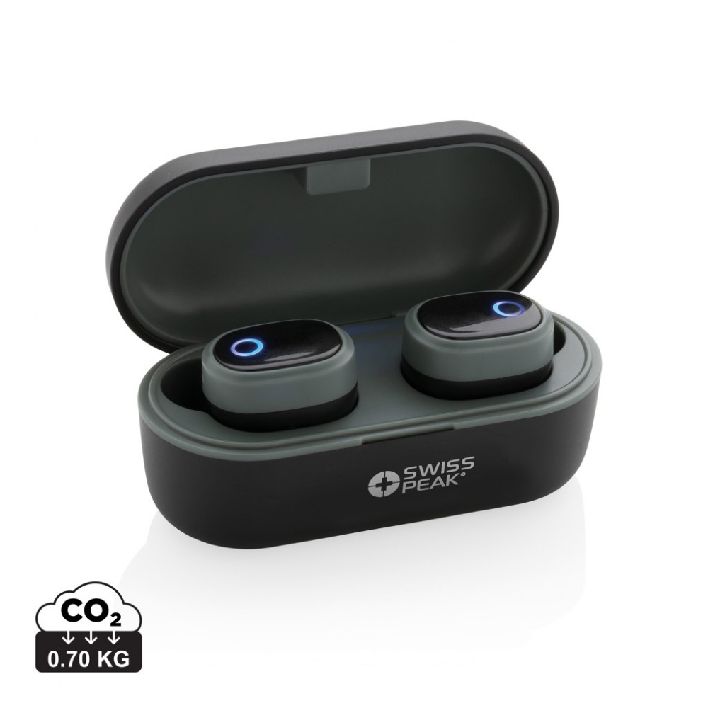 Logotrade promotional item image of: Swiss peak TWS earbuds