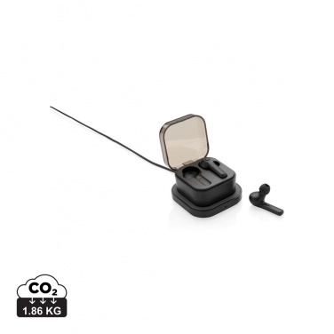 Logotrade corporate gift picture of: TWS earbuds in wireless charging case