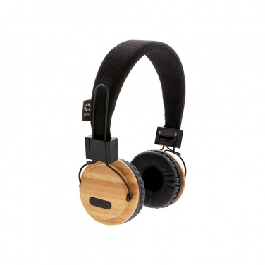 Logotrade promotional products photo of: Bamboo wireless headphone