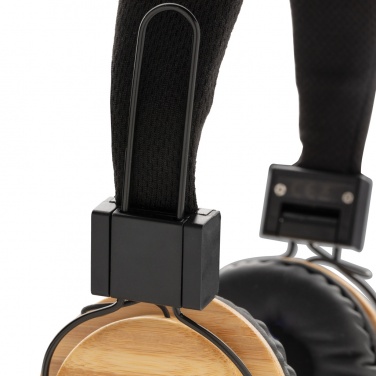 Logotrade advertising product image of: Bamboo wireless headphone