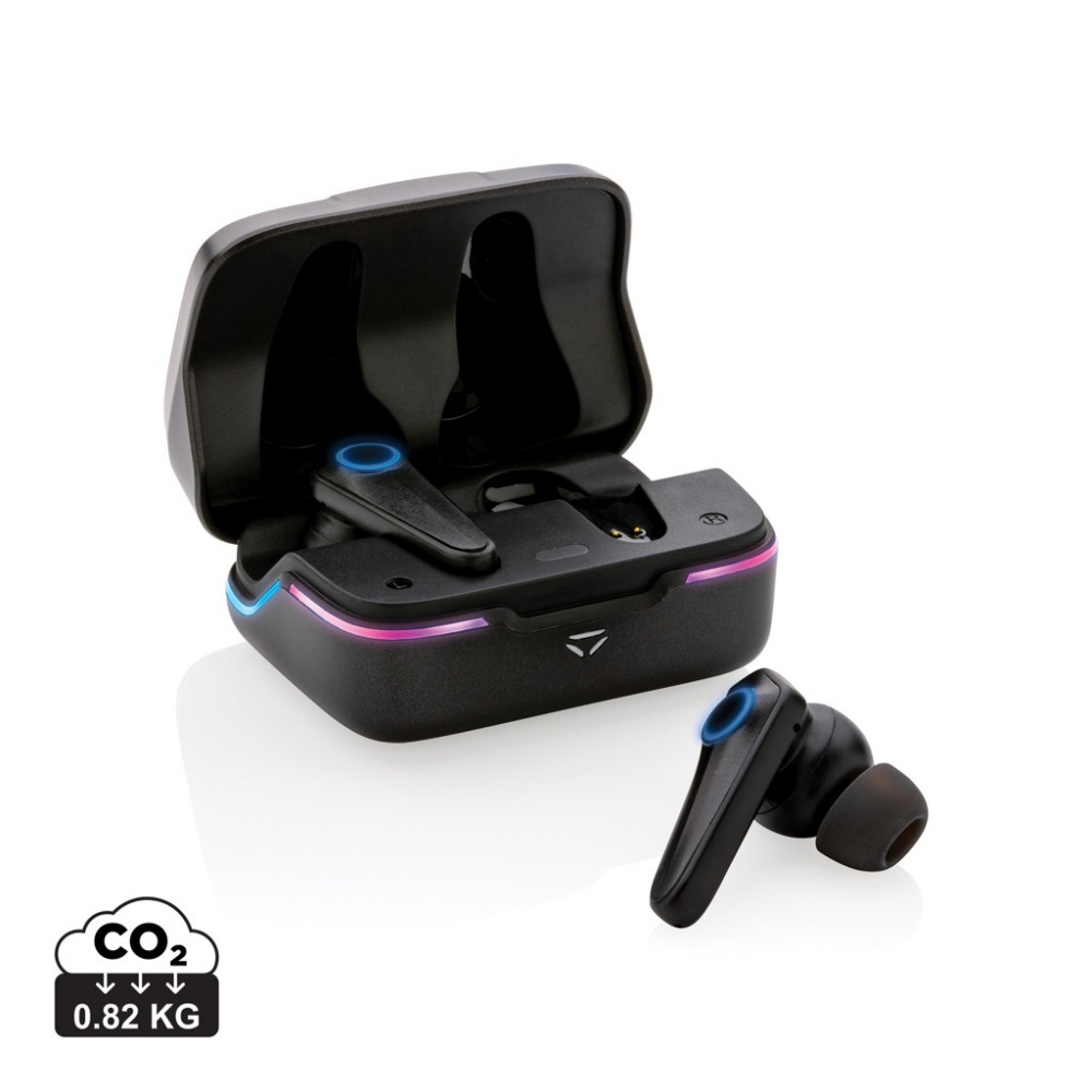 Logotrade promotional items photo of: RGB gaming earbuds with ENC