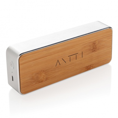 Logotrade promotional giveaways photo of: Nevada Bamboo 3W wireless speaker