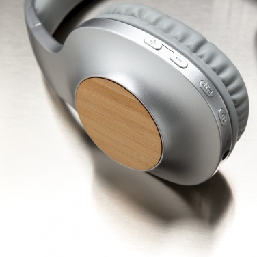 Logotrade corporate gift picture of: Dakota Bamboo wireless headphone