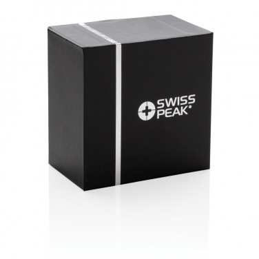 Logo trade business gifts image of: Swiss peak 5W wireless bass speaker