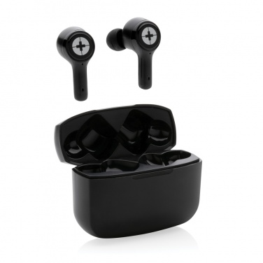 Logo trade promotional giveaways image of: Swiss Peak ANC TWS earbuds