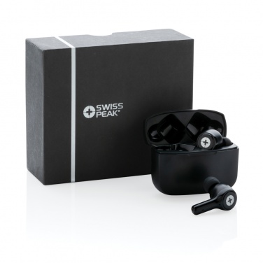 Logotrade corporate gift image of: Swiss Peak ANC TWS earbuds