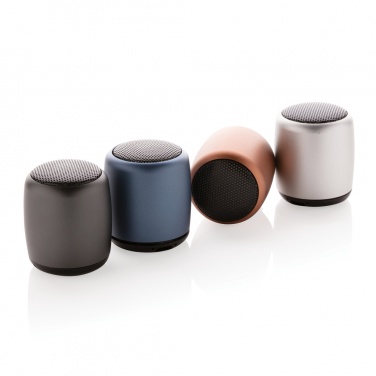 Logotrade promotional merchandise image of: Mini aluminium wireless speaker