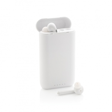 Logotrade promotional giveaway picture of: Liberty TWS earbuds with 5.000 mAh powerbank