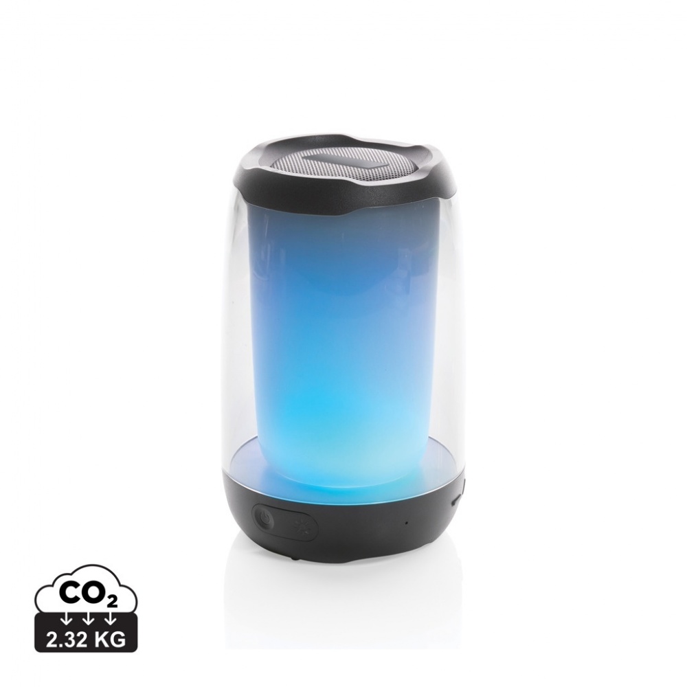 Logo trade promotional items picture of: RCS recycled plastic Lightboom 5W speaker