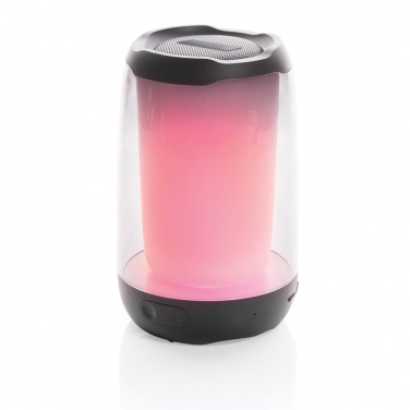 Logo trade promotional merchandise image of: RCS recycled plastic Lightboom 5W speaker