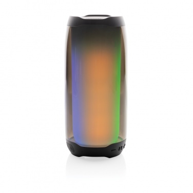 Logo trade promotional merchandise picture of: RCS recycled plastic Lightboom 10W speaker