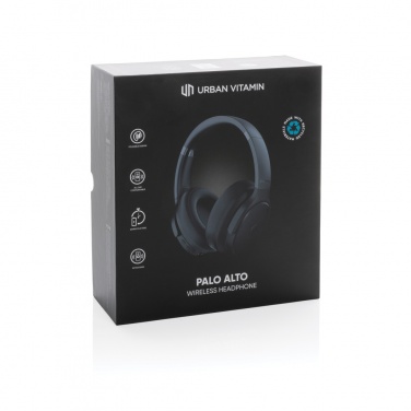 Logo trade promotional product photo of: Urban Vitamin Palo Alto RCS rplastic headphone