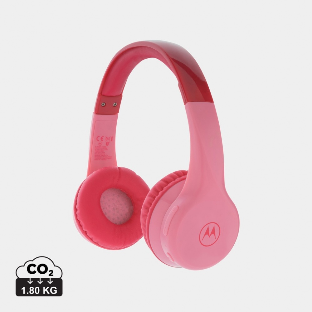 Logo trade business gifts image of: Motorola JR 300 kids wireless safety headphone