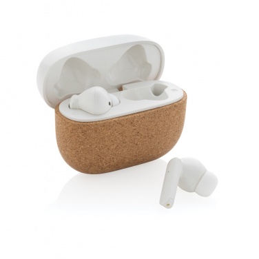 Logotrade corporate gifts photo of: Oregon RCS recycled plastic and cork TWS earbuds