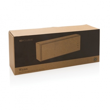 Logotrade promotional gift picture of: Wynn 10W bamboo wireless speaker