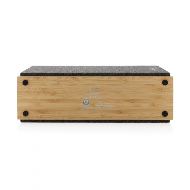 Logotrade promotional product picture of: Wynn 20W bamboo wireless speaker