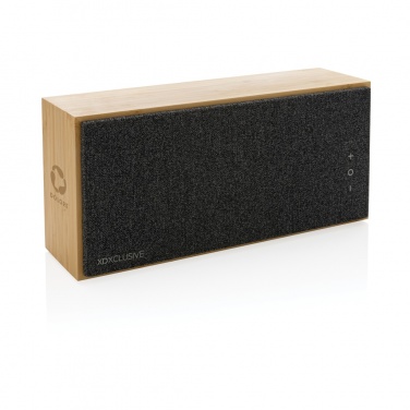 Logo trade corporate gift photo of: Wynn 20W bamboo wireless speaker