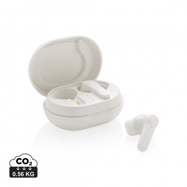 Logo trade promotional merchandise photo of: RCS standard recycled plastic TWS earbuds