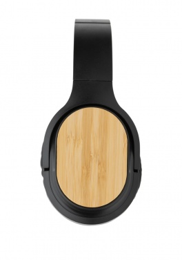 Logo trade advertising product photo of: RCS and bamboo Elite Foldable wireless headphone