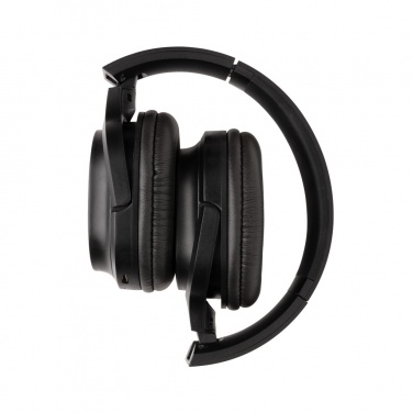 Logo trade corporate gifts image of: RCS recycled plastic Elite Foldable wireless headphone