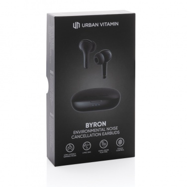 Logo trade promotional gifts image of: Urban Vitamin Byron ENC earbuds