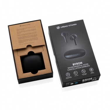 Logo trade promotional gift photo of: Urban Vitamin Byron ENC earbuds