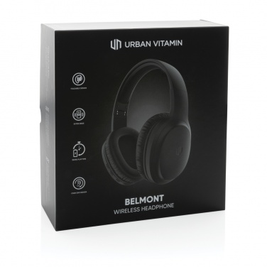 Logo trade promotional giveaways image of: Urban Vitamin Belmont wireless headphone