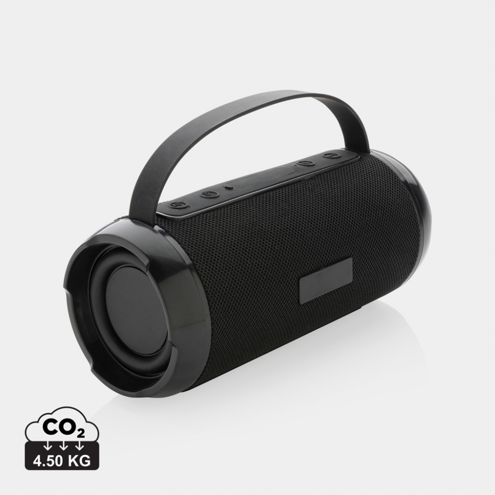 Logo trade promotional gifts picture of: RCS recycled plastic Soundboom waterproof 6W speaker