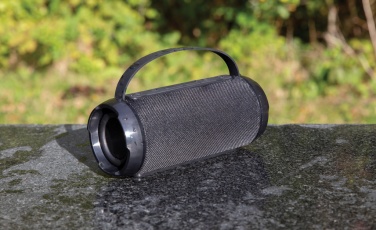 Logo trade advertising product photo of: RCS recycled plastic Soundboom waterproof 6W speaker