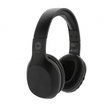 Logotrade promotional merchandise picture of: RCS recycled plastic JAM wireless headphone