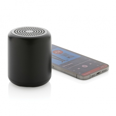 Logo trade advertising products image of: RCS certified recycled plastic 5W Wireless speaker