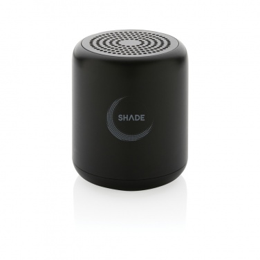 Logo trade promotional giveaways image of: RCS certified recycled plastic 5W Wireless speaker