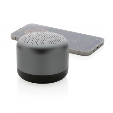 Logo trade promotional item photo of: Terra RCS recycled aluminium 5W wireless speaker