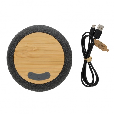 Logotrade promotional giveaway picture of: RCS Rplastic/PET and bamboo 5W speaker