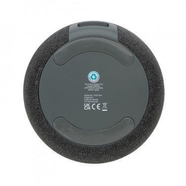 Logo trade promotional gift photo of: RCS Rplastic/PET and bamboo 5W speaker