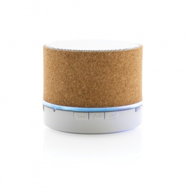 Logo trade promotional giveaways image of: Cork 3W wireless speaker