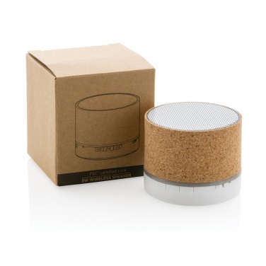 Logotrade promotional item picture of: Cork 3W wireless speaker