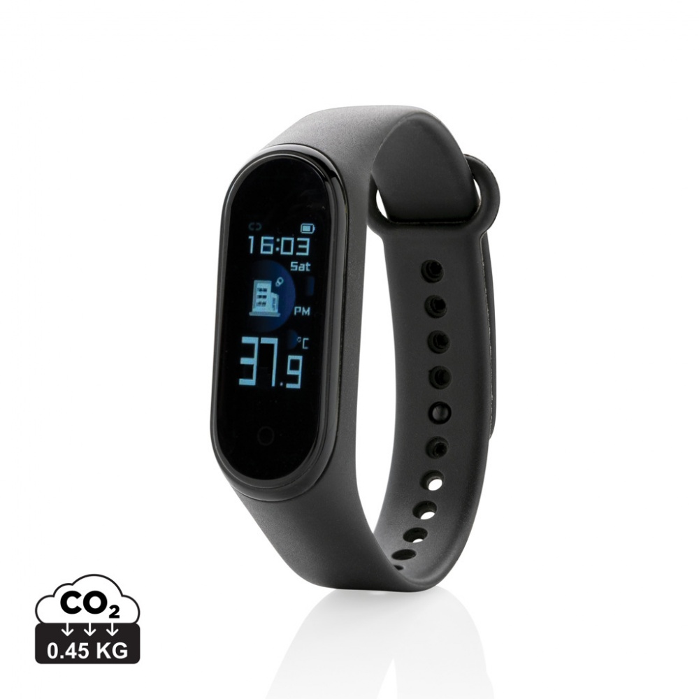 Logo trade promotional items picture of: Stay Healthy Bracelet Thermometer