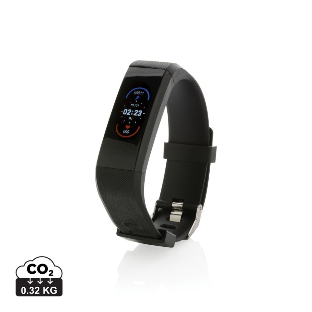 Logo trade promotional giveaways picture of: RCS recycled TPU Sense Fit with heart rate monitor