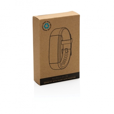 Logo trade promotional merchandise picture of: RCS recycled TPU Sense Fit with heart rate monitor