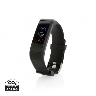 Logo trade corporate gifts image of: RCS recycled TPU Sense Fit with heart rate monitor