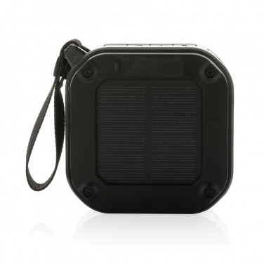 Logotrade business gift image of: 3W RCS recycled plastic wireless sunwave solar speaker