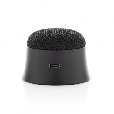 Logo trade promotional giveaway photo of: Magtune RCS recycled plastic magnetic 5W speaker