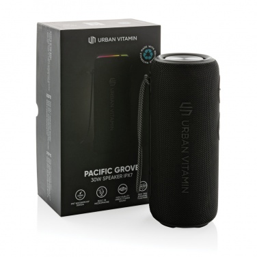 Logo trade promotional gifts picture of: Urban Vitamin Pacific Grove RCS rplastic 30W speaker IPX7