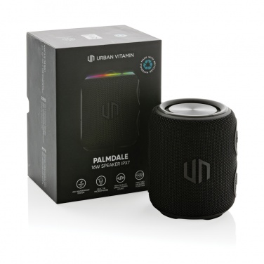 Logo trade promotional gifts picture of: Urban Vitamin Palmdale RCS rplastic 16W speaker IPX7