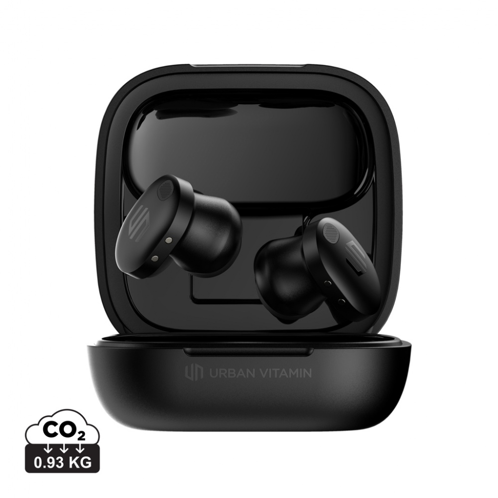 Logo trade promotional products picture of: Lakewood RCS recycled and repairable wireless earbuds