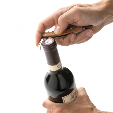 Logo trade corporate gift photo of: Wooden Corkscrew