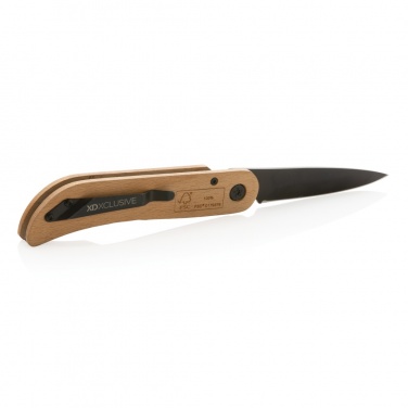 Logo trade promotional giveaway photo of: Nemus Luxury Wooden knife with lock