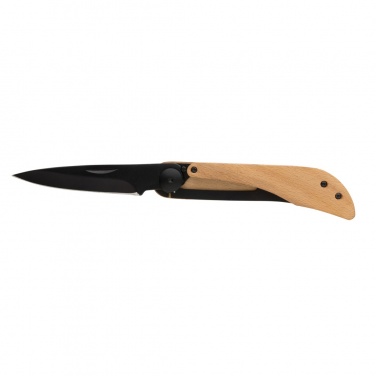 Logo trade promotional gifts image of: Nemus Luxury Wooden knife with lock