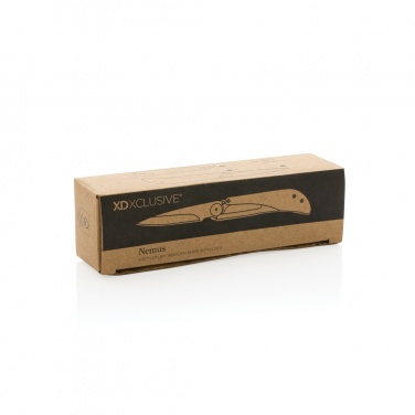 Logotrade advertising products photo of: Nemus Luxury Wooden knife with lock